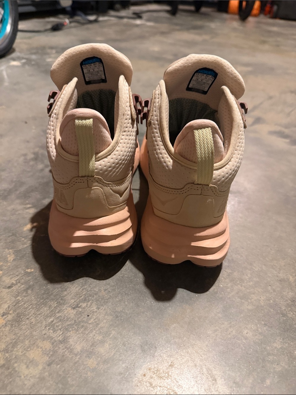 Hoka One Anacapa 2 Mid GTX Hiking Shoes Womens 6.5 B Oak Rose Latte 1142831F OSL - Picture 4 of 6